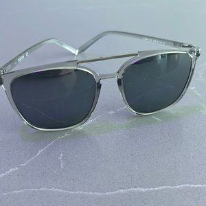 Clear frame reaction Kenneth Cole sunglasses